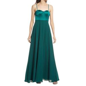 Lulu's Emerald Green Maxi Dress